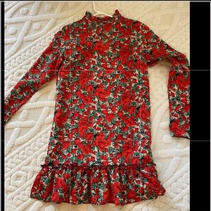 ASOS Red Floral Mini Dress